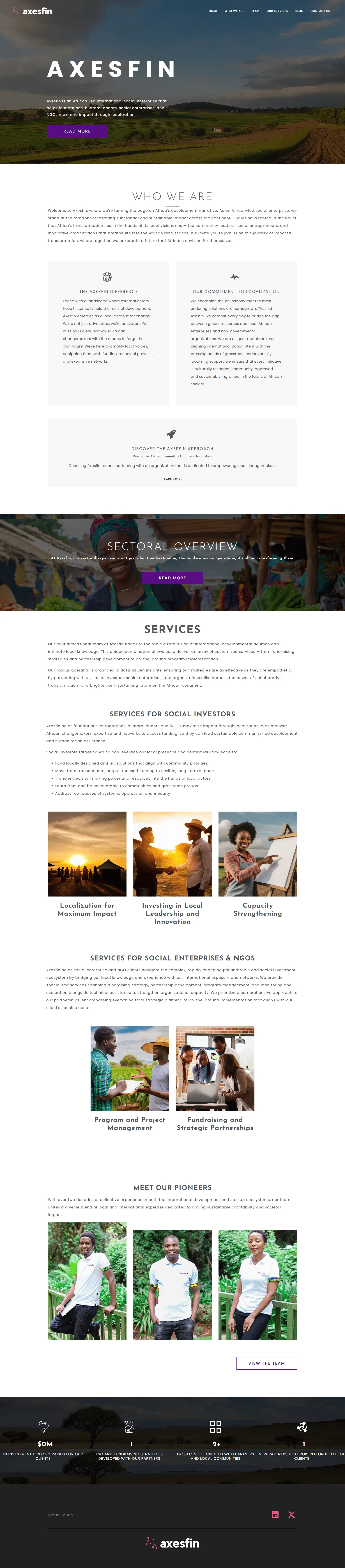 Axesfin Homepage