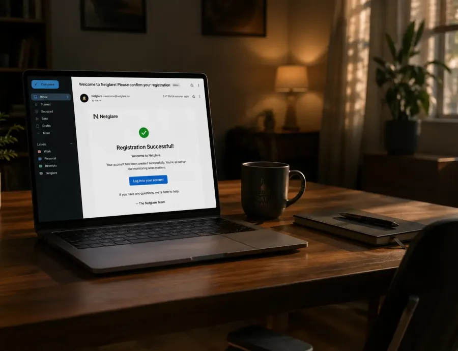 SaaS onboarding optimization showing open doorway replacing friction-heavy wizard between signup and first value in Netglare